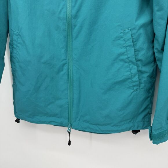 Huf Teal Blue Windbreaker Nylon Mens Jacket Size Small - Picture 3 of 10